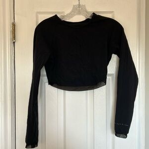 GYMSHARK x Whitney Simmons cropped long sleeve shirt